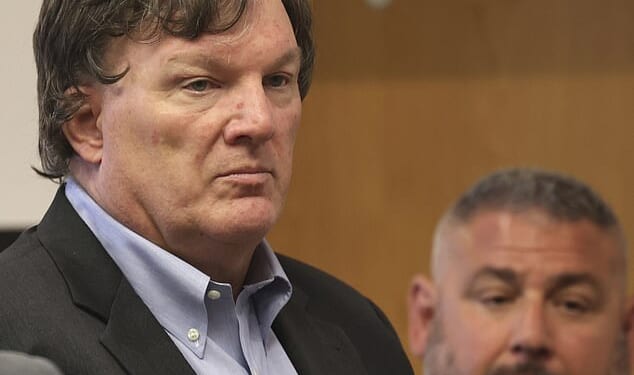 Rex Heuermann at his first court appearance at Arthur Cromarty Court Complex in Riverhead after his July 2023 arrest