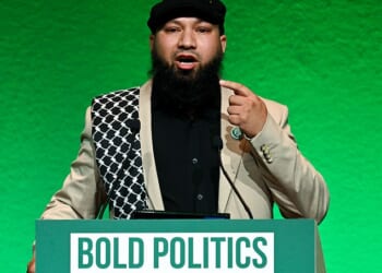 Mothin Ali is reported to have told a meeting of the 'Greens for Palestine' group they needed to 'get some serious legal advice' and 'start with some class action'
