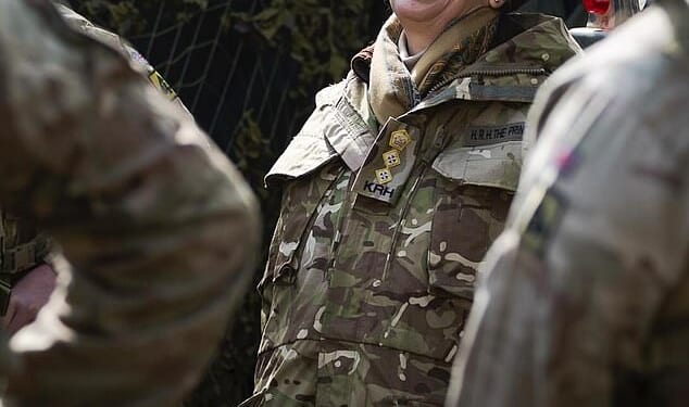 Princess Anne has paid a visit to The King's Royal Hussars (KRH) in Salisbury and met with troops as part of her position as Senior Colonel of the Household Division