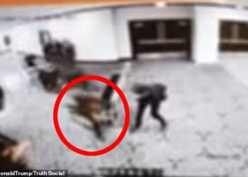 Harrowing surveillance footage captured the moment gun-wielding shooter Cole Tomas Allen stormed past security at the White House Correspondents' Dinner