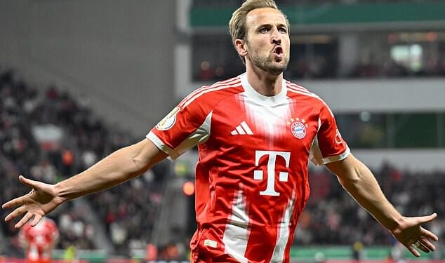Harry Kane scored as Bayern munich beat Bayer Leverkusen 2-0 to reach the DFB-Pokal final