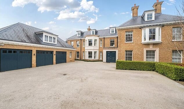 Ex-England star Rio Ferdinand has placed his seven-bedroom home in Orpington, Kent, on the market