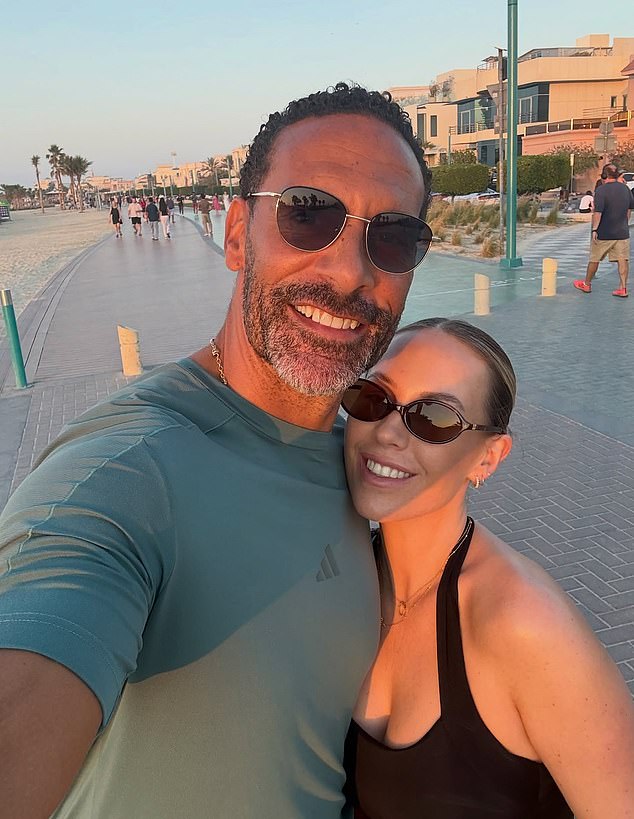 Rio pictured with Kate, a fitness influencer who found fame on reality show The Only Way Is Essex