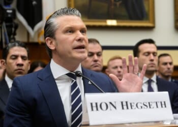 Hegseth Spars with Lawmakers over Iran