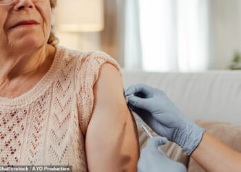 Scientists believe the vaccines may help the ageing immune system reduce inflammation that contributes to brain damage linked to dementia