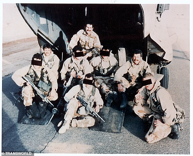 The SAS members who formed the Bravo Two Zero operation during the Gulf War in 1991. Under the command of Andy McNab, three of the men were killed, four captured and one escaped