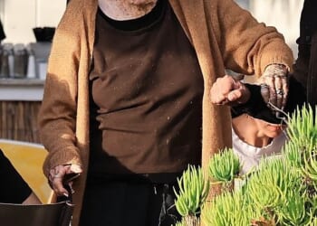 Hollywood legend Shirley MacLaine, 91, was pictured enjoying a sunny outing in Malibu over the weekend