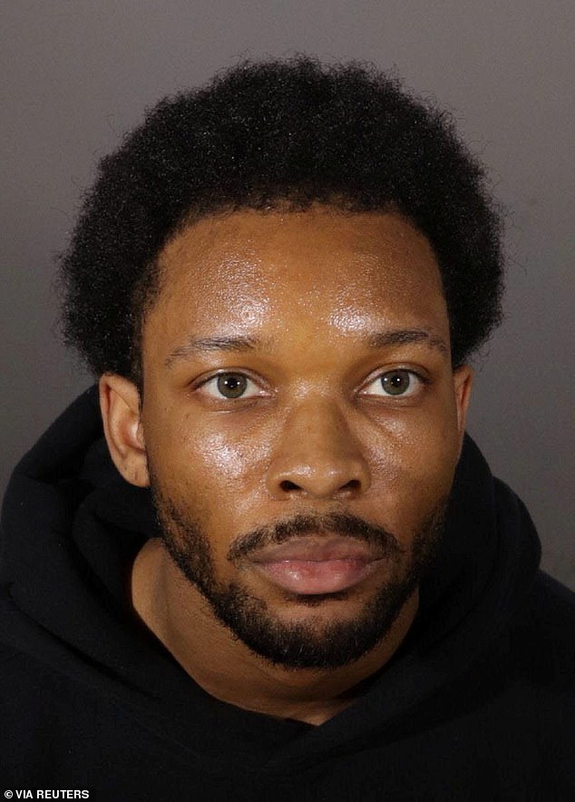 Burke, seen in his booking photo, has entered not guilty pleas to all counts