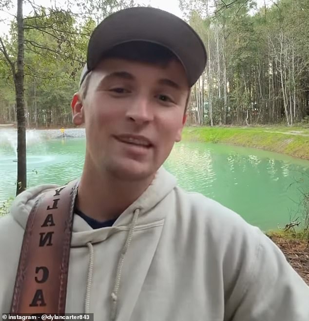 Carter in an Instagram video posted in November