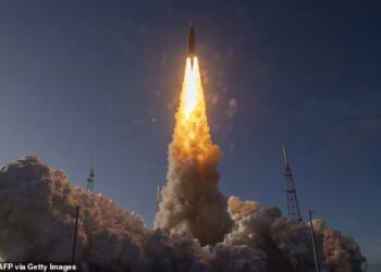 The moment space fans have waited more than 50 years for finally arrived last night, as NASA launched its Artemis II mission to the moon