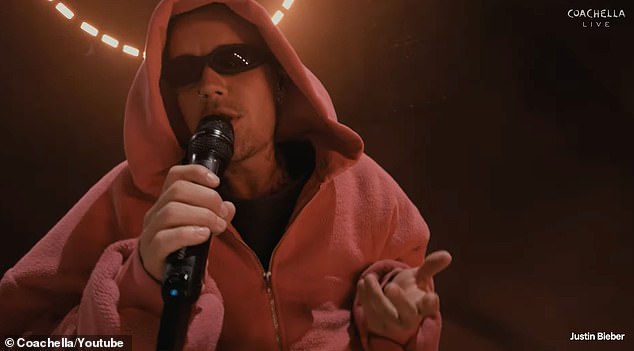 Justin's hotly anticipated comeback at Coachella fell flat with many of his fans as he performed his set in a hoodie and streamed songs from his laptop