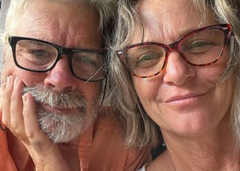 Brian Hooker, 59, fell off a boat and suffered from knee pain and abrasions on Wednesday