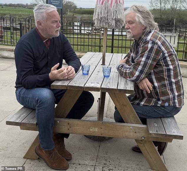 He has parted ways with publicist Barry Tomes (pictured with Edwards), who said he had offered his services 'pro bono' for seven days