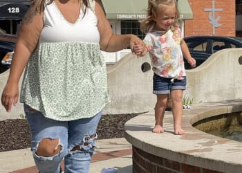 Shawna Fountain, 34, from Michigan, said she ballooned to 300lbs after having four children