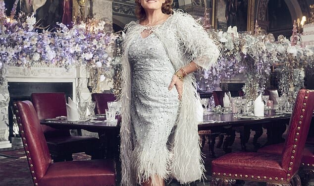 Emma Manners, the Duchess of Rutland, is famously stoical – but even she was tested by a year of frequent bad news and arduous surgeries. (Pictured at home in Belvoir Castle)