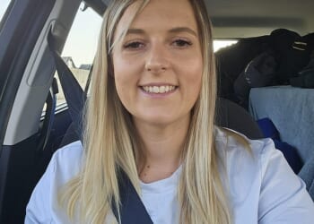 Becky Lee began experiencing early symptoms of multiple sclerosis - known as MS - in 2015