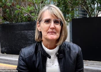 Maria Tether-Jenkins, 53, from Haywards Heath in Sussex, developed the condition when she was just 11