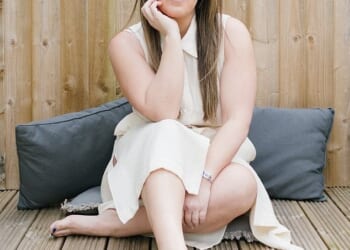 Serena Smith, pictured, said: 'In my 20s, I looked like I was living the dream. A respectable job as a civil servant, glamorous nights out, designer clothes and luxury holidays to Dubai, Marbella and Portugal'