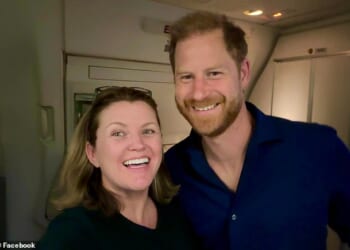 Justine Parkhurst found herself sitting next to Prince Harry on an American Airlines flight
