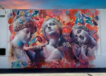 The first annual Ibiza art exhibition will launch this weekend, featuring murals and artworks