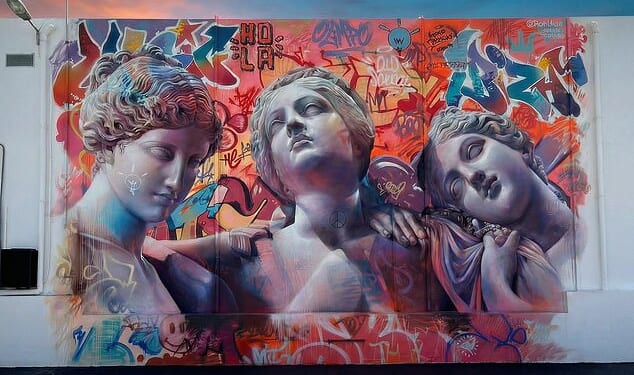 The first annual Ibiza art exhibition will launch this weekend, featuring murals and artworks