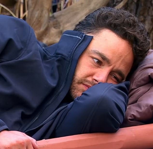 David and Adam had a fractious relationship during their time together in the South African jungle, which was filmed in September last year