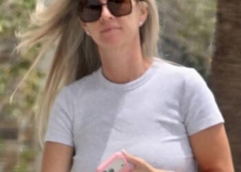 The Daily Mail understands that Caoimhe remains in the couple’s luxurious property on one of the Jumeirah’s ‘fronds’ with her children