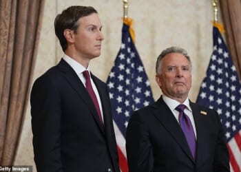 Jared Kushner, left, and Steve Witkoff, Special Envoy for Peace Missions in Islamabad earlier this month. Donald Trump dramatically cancelled the latest round of Middle East peace negotiations after Iran appeared to snub his top envoys
