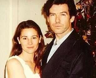 Pierce Brosnan and Keely Shaye Smith in 1994...