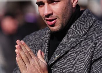 Lisa says to avoid anything 'heavily branded'. Tommy Fury pictured wearing a Rolex on day four of the 2026 Cheltenham Festival