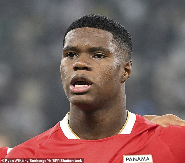 Kadir Barria scored on his international debut in January against Bolivia