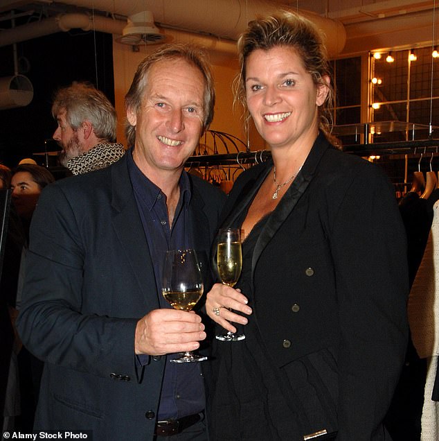 John Robinson, the multi-millionaire founder of luxury fashion chain Jigsaw pictured with his now ex-wife Belle