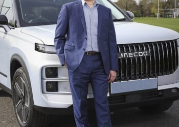 In the driving seat: Chery's UK boss, Gary Lan is competing for the so-called 'Chelsea tractor' brigade