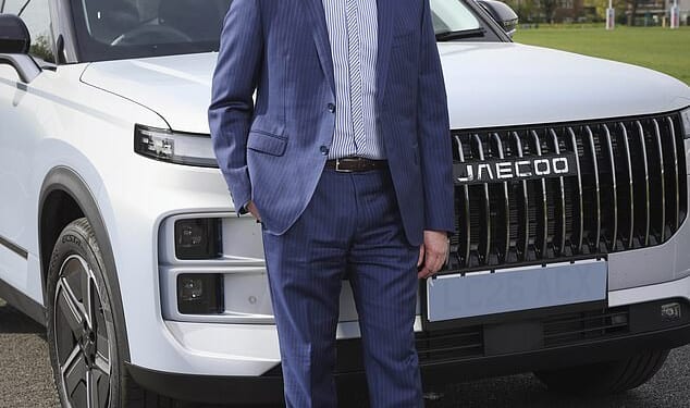 In the driving seat: Chery's UK boss, Gary Lan is competing for the so-called 'Chelsea tractor' brigade