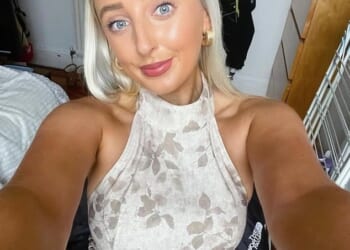 Alexander MacCallum pled guilty to careless driving causing the deaths of couple Katie Worrell (pictured) and Mr Muskett. Ms Worrell died after being airlifted to hospital