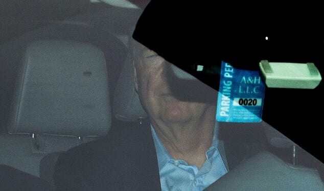 Comey left the Virginia courthouse in the back of a car