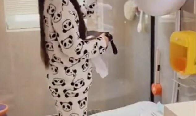 A viral video by a Japanese homeowner, posted to TikTok, has revealed some of the most innovative high-tech contributions. Amassing more than 8,000 likes, the clip shows a woman's cleaning rituals, but with a few twists