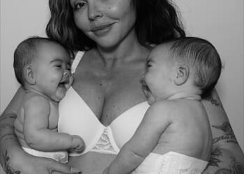Jesy Nelson shared a sweet clip of her daughter saying 'mama' for the first time and said her 'life is complete' - amid their SMA battle