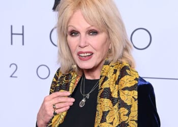 Dame Joanna Lumley screamed at the group of thugs while dressed in only a dressing gown in the dead of night