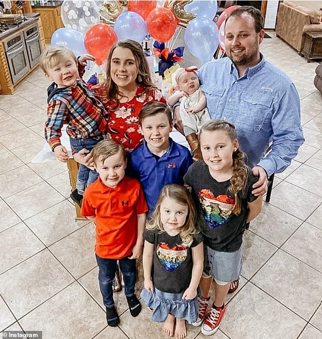 Josh Duggar is father to seven children with wife Anna, 37
