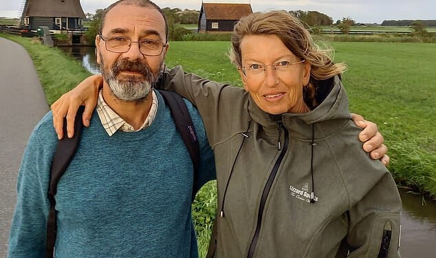 Andrew Malkinson, pictured with ex-partner Karin Schuitemaker, was wrongly imprisoned for 17 years after being convicted of a rape he did not commit
