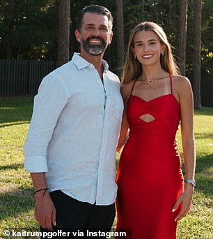 Both parents looked proud as they smiled for the camera