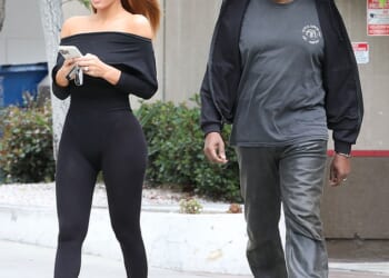 Kanye West, 48, and his wife Bianca Censori, 31, were seen stepping out for breakfast at Denny's on Saturday