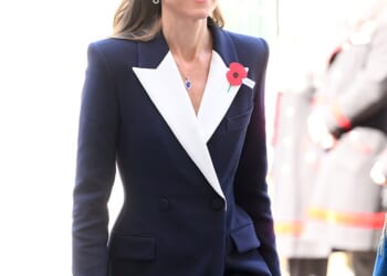 The Princess of Wales paid a loving tribute to the late Princess Diana on Saturday as she paid her respects to fallen soldiers during the Anzac Day commemorations by wearing a striking pair of sapphire double cluster earrings that were previously owned by Diana
