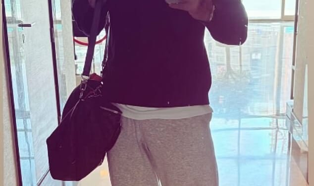 Katie Price's husband Lee Andrews once again insisted that he's flying back to the UK with an 'airport' snap uploaded to his Instagram on Wednesday