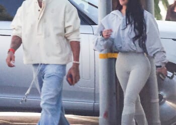 Kim Kardashian seems to be getting serious with boyfriend Lewis Hamilton as the two were seen heading into a design store to shop for luxury rugs while in Los Angeles on Wednesday