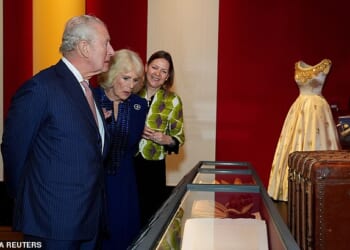 King Charles and Queen Camilla are attending a fashion exhibition honouring Queen Elizabeth II at Buckingham Palace