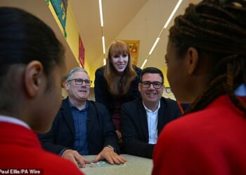 Keir Starmer has been bolstered up to now by the fact that none of his potential successors are ready to run - including Angela Rayner and Andy Burnham (pictured with Sir Keir earlier this month)