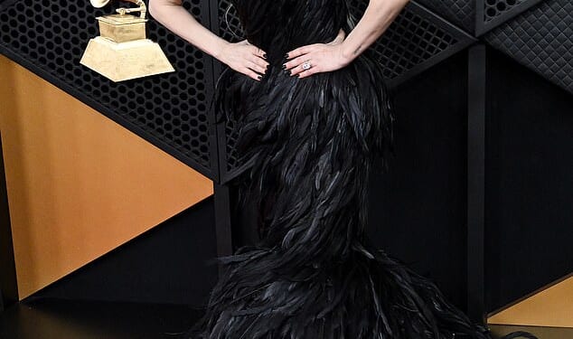 Lady Gaga had to cancel her concert in Montreal on Monday evening as she was sick with 'respiratory illness,' which she explained was getting 'worse'; pictured in February