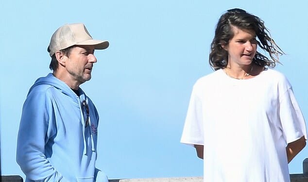 Luke Wilson was spotted enjoying a walk with his girlfriend Kendall Yates on Wednesday in Los Angeles
